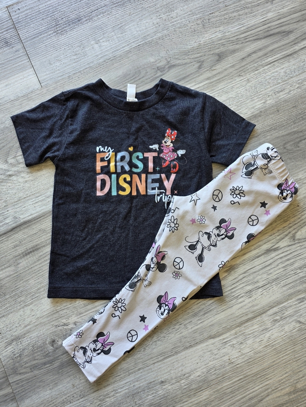Girls Disney Minnie Mouse Outfit Set 3T/4T